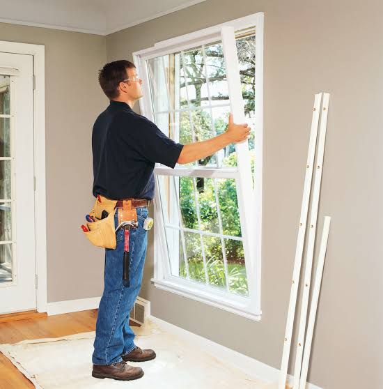 Clean modern double-pane residential replacement windows